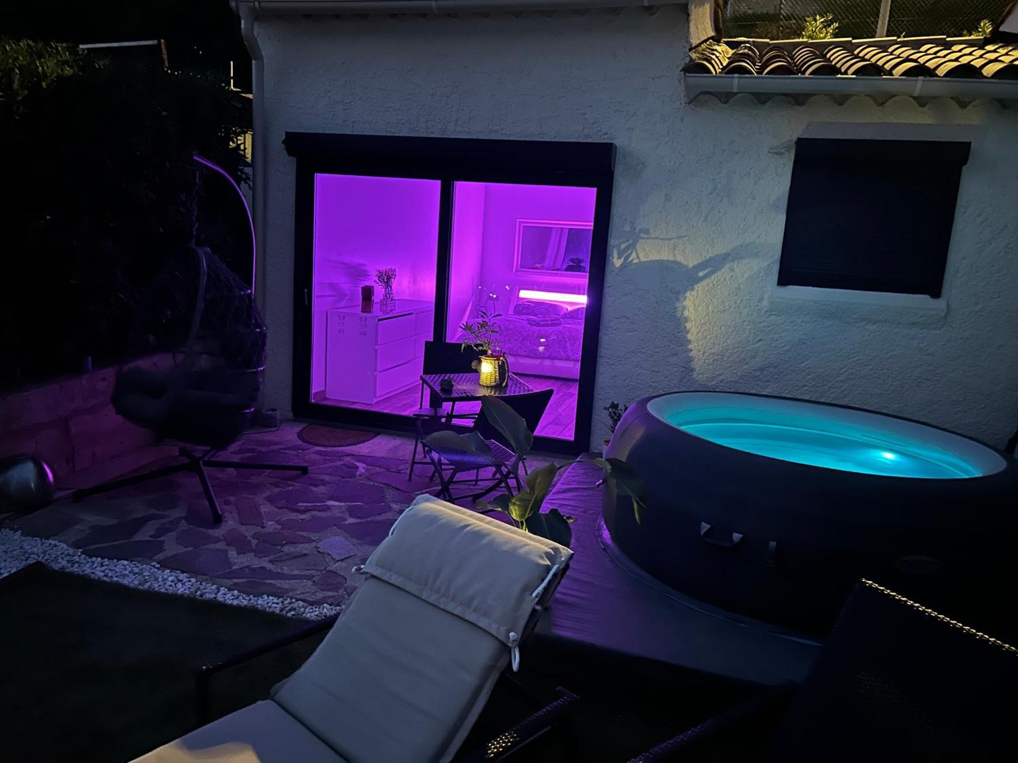 Belle Chambre Privee Avec Le Jardin Privatif Et Le Jacuzzi Cavalaire-sur-Mer Exterior foto